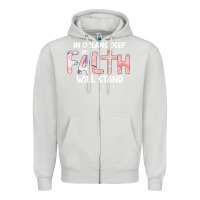 Dove Grey Oceans Deep My Faith Will Stand Zipper Hoodie - Bettercallsaul