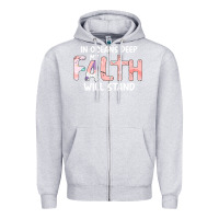 Heather Grey Oceans Deep My Faith Will Stand Zipper Hoodie - Bettercallsaul