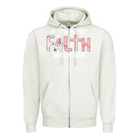 Oatmeal Heather Oceans Deep My Faith Will Stand Zipper Hoodie - Bettercallsaul