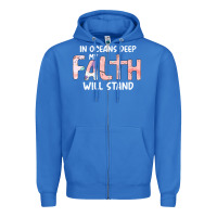 True Royal Oceans Deep My Faith Will Stand Zipper Hoodie - Bettercallsaul
