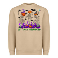 Mushroom let s get halloweird Heavyweight Sweatshirt - NancyCooperArtShop