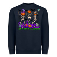 Navy let s get halloweird Heavyweight Sweatshirt - NancyCooperArtShop