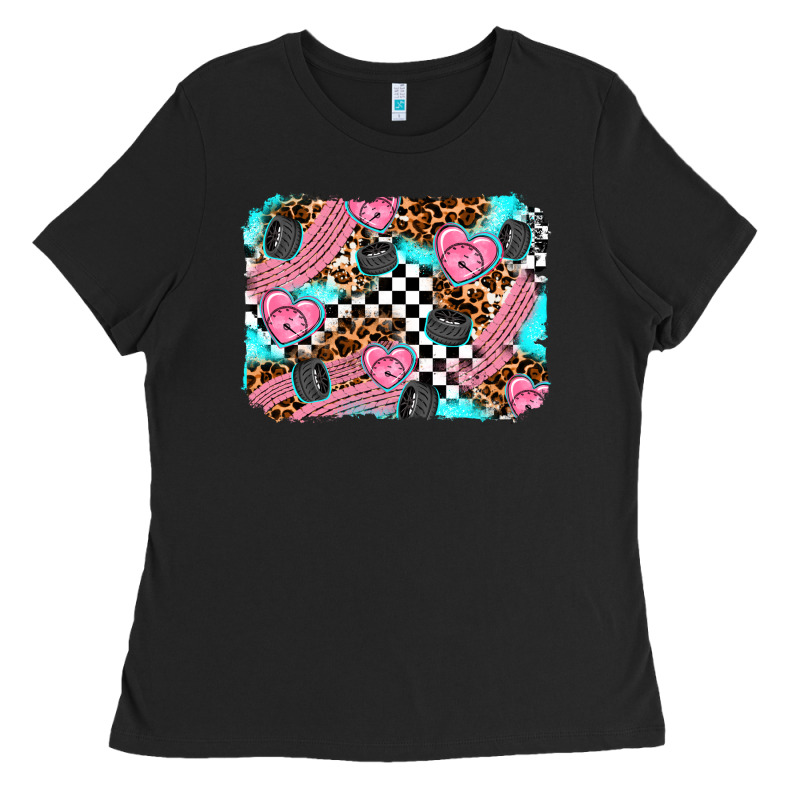 Race Day Background Ladies Tee by AdoDesignShop | Teevron
