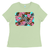 Matcha race day background Ladies Tee - AdoDesignShop