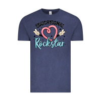 Vintage Denim educational rockstar Vintage Tee - MaliasSmallBusiness