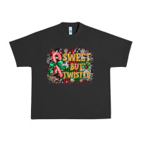 Pigment Black sweet but twisted Urban Heavy Tee - AdoDesignShop