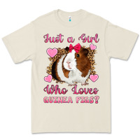Just A Girl Love Who Loves Guinea Pigs Premium Tee | Teevron