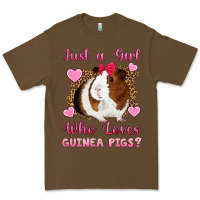 Cacao Just A Girl Love Who Loves Guinea Pigs Premium Tee - Artiststas