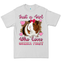 Dove Grey Just A Girl Love Who Loves Guinea Pigs Premium Tee - Artiststas