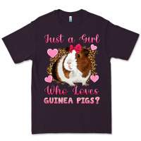 Plum Just A Girl Love Who Loves Guinea Pigs Premium Tee - Artiststas