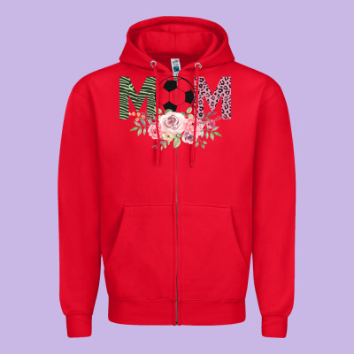Soccer Mom Zipper Hoodie Designed By Bettercallsaul