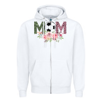 White Soccer Mom Zipper Hoodie - Bettercallsaul