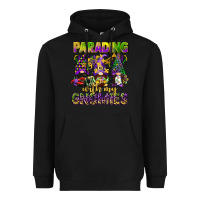 Black parading with my gnomies mardi gras Heavyweight Hoodie - CowGirlArtShop