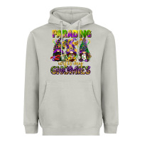 Moon Dust parading with my gnomies mardi gras Heavyweight Hoodie - CowGirlArtShop