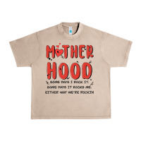 French Oak motherhood some day i rock it Urban Heavy Tee - MaliasSmallBusiness