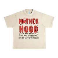 Sandshell motherhood some day i rock it Urban Heavy Tee - MaliasSmallBusiness