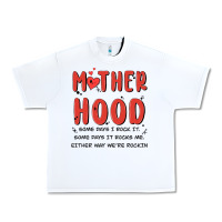 White motherhood some day i rock it Urban Heavy Tee - MaliasSmallBusiness