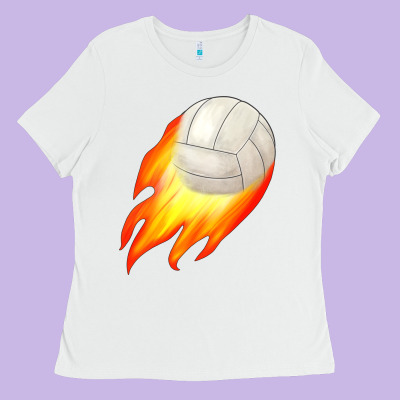 Volleyball Ladies Tee Designed By Jahusdesignshop