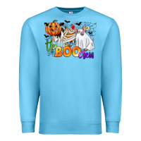 Ocean Blue the boo crew Premium Sweatshirt - CowGirlArtShop