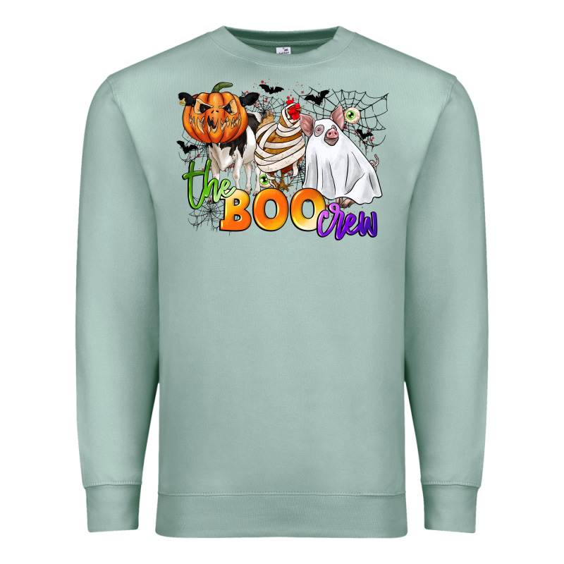 The Boo Crew Premium Sweatshirt by CowGirlArtShop | Teevron