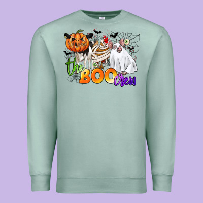 The Boo Crew Premium Sweatshirt Designed By Cowgirlartshop