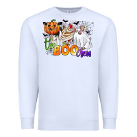 White the boo crew Premium Sweatshirt - CowGirlArtShop