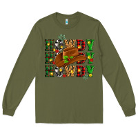 Army Green Howdy Howdy Howdy christmas Long Sleeve Tee - MaliasSmallBusiness