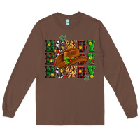 Chestnut Howdy Howdy Howdy christmas Long Sleeve Tee - MaliasSmallBusiness