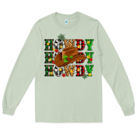 Matcha Howdy Howdy Howdy christmas Long Sleeve Tee - MaliasSmallBusiness