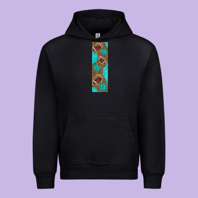 American Football With Leopard Pen Wraps Urban Hoodie Designed By Bundleandbundleshop