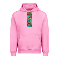 Fuchsia Pink american football with leopard pen wraps Urban Hoodie - BundleAndBundleShop
