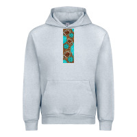 Heather Grey american football with leopard pen wraps Urban Hoodie - BundleAndBundleShop