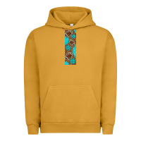 Pigment Peanut Butter american football with leopard pen wraps Urban Hoodie - BundleAndBundleShop