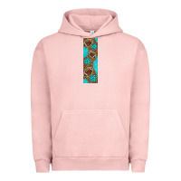Pigment Salmon american football with leopard pen wraps Urban Hoodie - BundleAndBundleShop