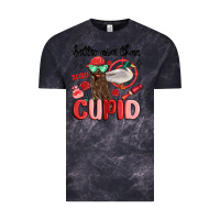 Cloud Black better aim than cupid with dog and duck Vintage Tee - MaliasSmallBusiness