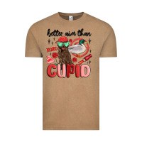 Vintage Coffee better aim than cupid with dog and duck Vintage Tee - MaliasSmallBusiness