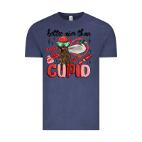 Vintage Denim better aim than cupid with dog and duck Vintage Tee - MaliasSmallBusiness