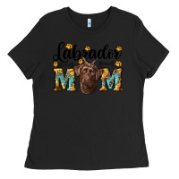 Black western labrador mom Ladies Tee - RanaPortraitStore