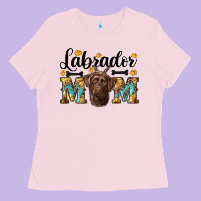 Western Labrador Mom Ladies Tee Designed By Ranaportraitstore