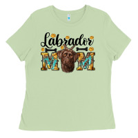 Matcha western labrador mom Ladies Tee - RanaPortraitStore