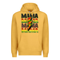 Mustard juneteenth mama Premium Hoodie - CowGirlArtShop