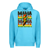 Ocean Blue juneteenth mama Premium Hoodie - CowGirlArtShop