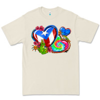 Bone western leopard puerto rico hearts Premium Tee - AdoDesignShop