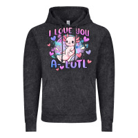 Vintage Black love you a lotl Vintage Hoodie - MaliasSmallBusiness