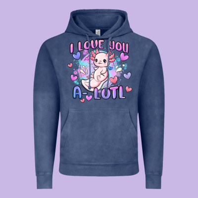 Love You A Lotl Vintage Hoodie Designed By Maliassmallbusiness