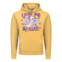 Vintage Mustard love you a lotl Vintage Hoodie - MaliasSmallBusiness