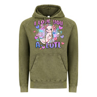 Vintage Olive love you a lotl Vintage Hoodie - MaliasSmallBusiness
