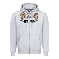 Heather Grey Dog Mom Zipper Hoodie - Bettercallsaul