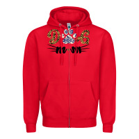 Red Dog Mom Zipper Hoodie - Bettercallsaul