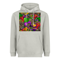 Moon Dust mardi gras hearts Heavyweight Hoodie - CowGirlArtShop